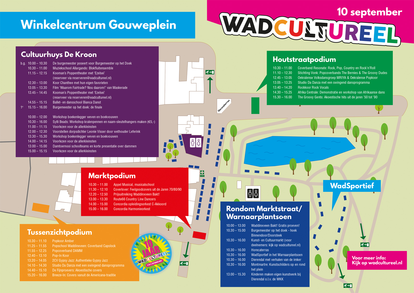 Programma WadCultureel 10 september 2022