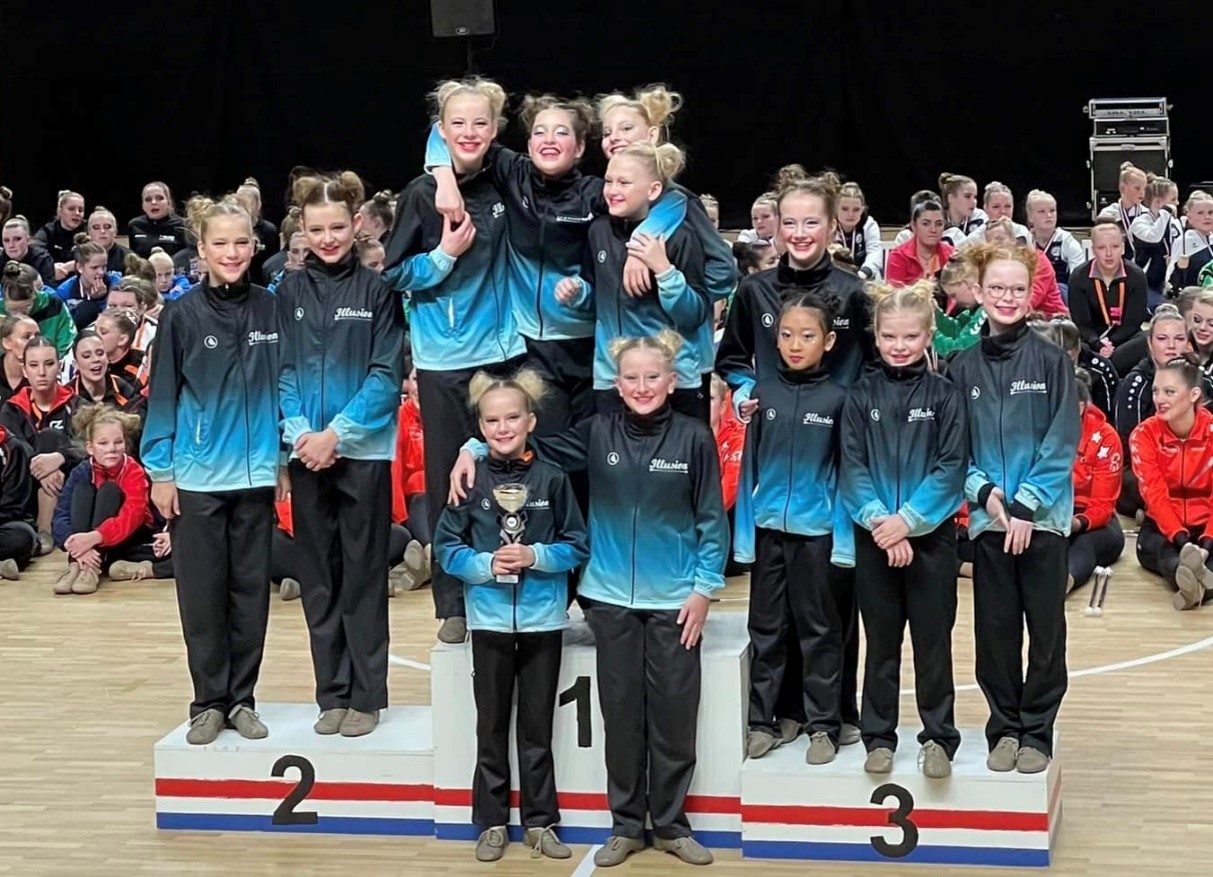 Team C van Illusion pakt goud op NK Twirlen