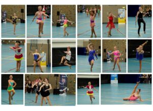 Podiumplaatsen en promotie voor Twirlers