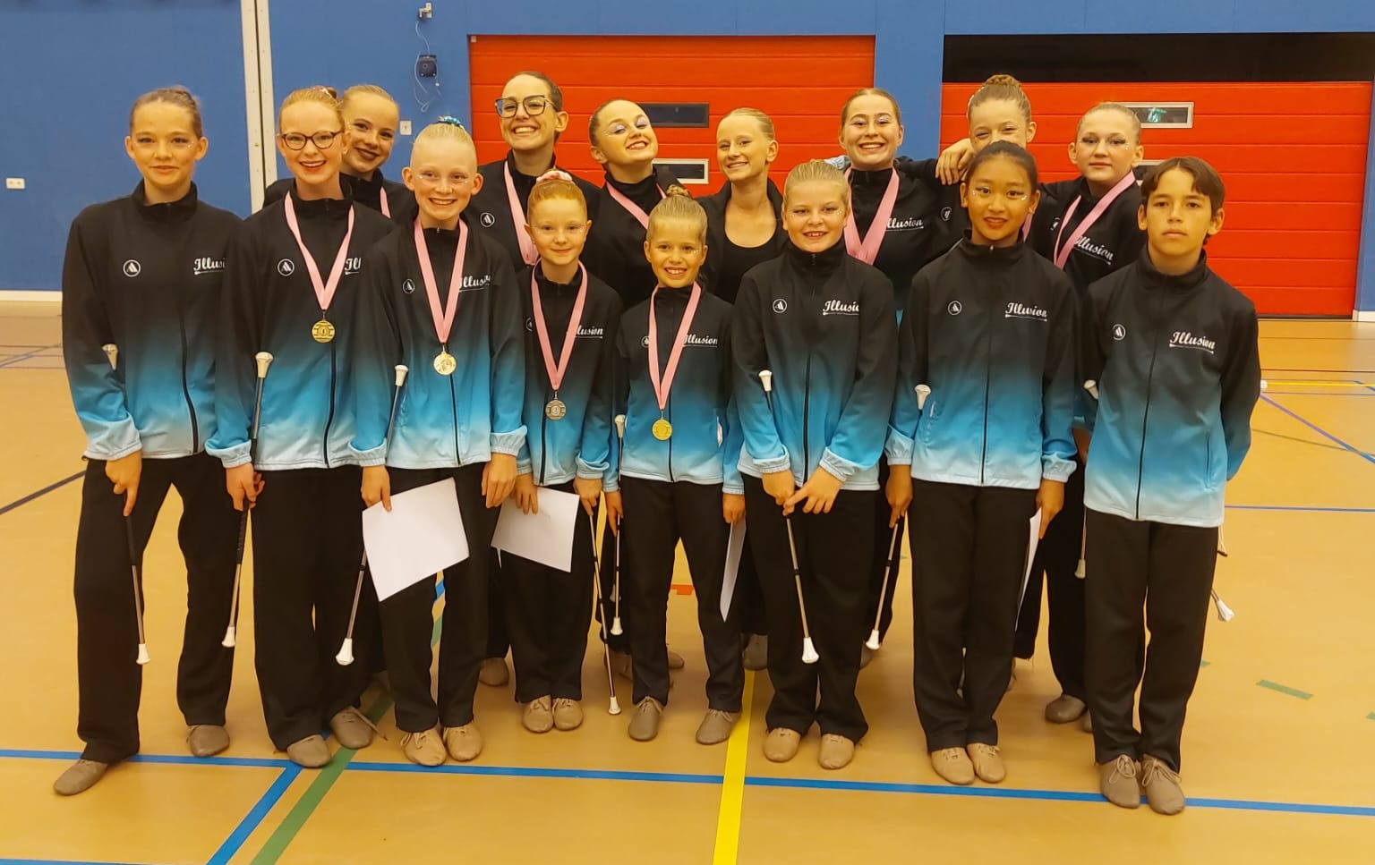 Twee promoties tijdens Twirlwedstrijd Illusion