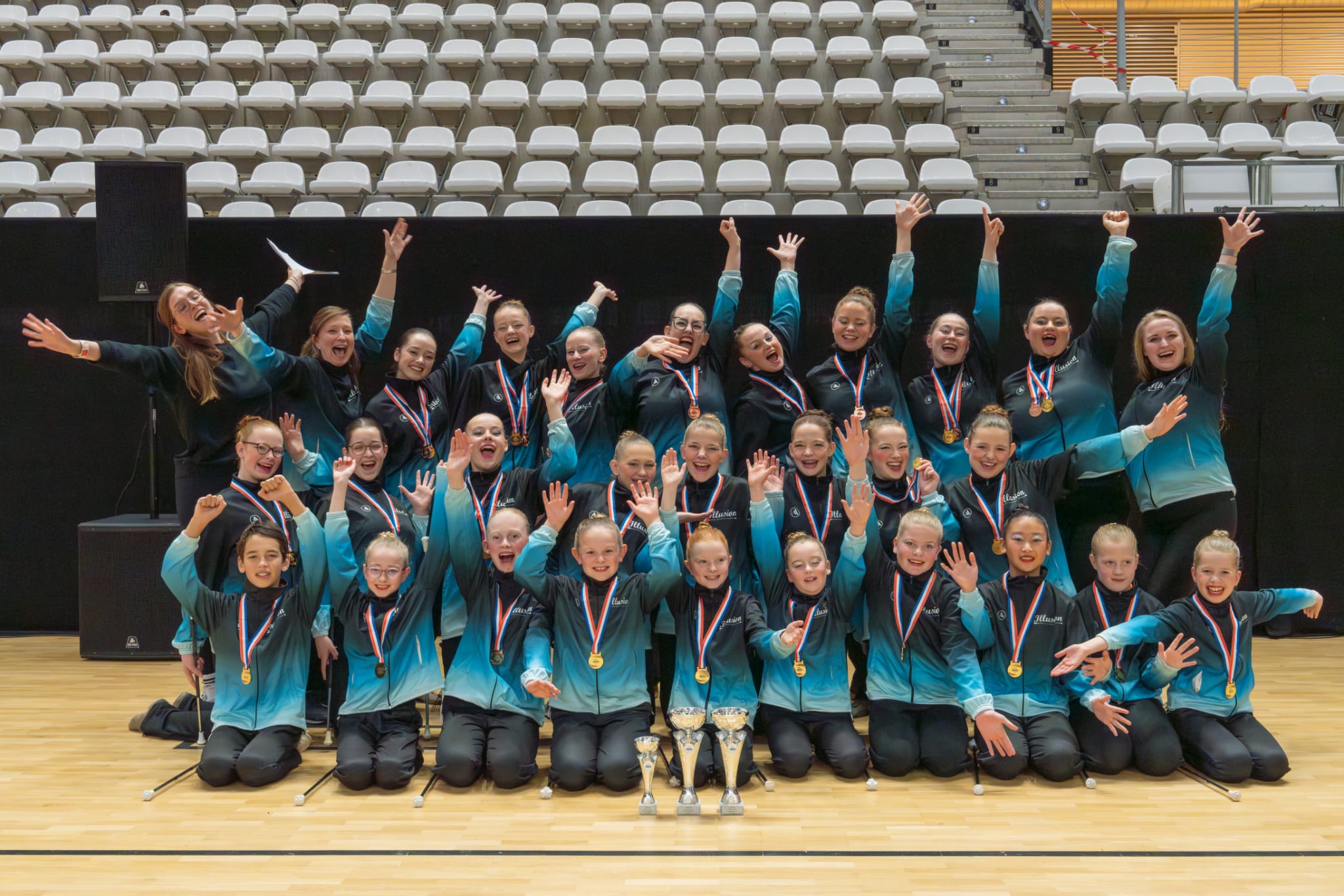 Illusion schittert op NK Twirlen: meerdere Nederlandse kampioenen!